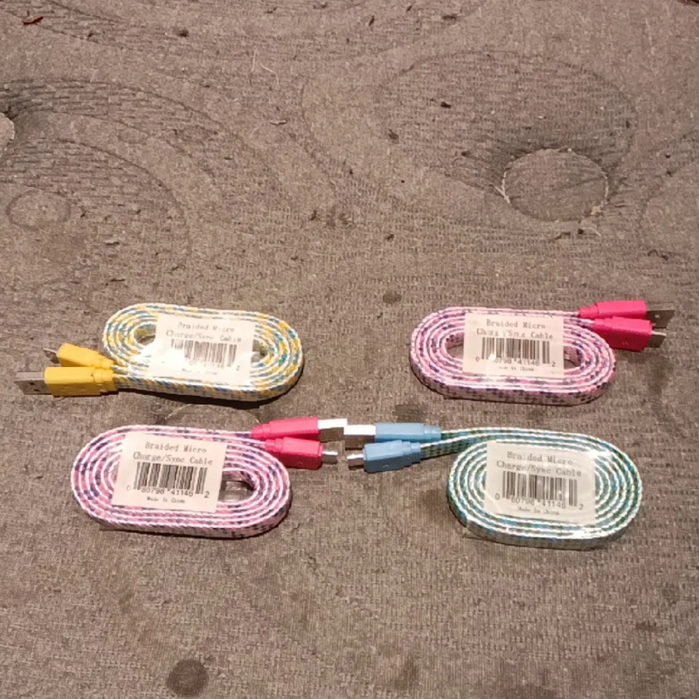 Colorful USB Charging Cables Set